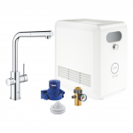 Virtuvinio mai&scaron;ytuvo ir filtro sistemos kompektas GROHE Blue Professional L-spout kit 31326002