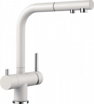 Mai&scaron;ytuvas su geriamo vandens dispenseriu Blanco FONTAS-S II Filter 525204, balta (su i&scaron;traukiama žarna)