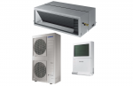 Auk&scaron;to slėgio kanalinis oro kondicionierius Samsung AC200KNHPKH/EU + AC200KXAPNH/EU