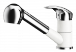 Virtuvinis mai&scaron;ytuvas su i&scaron;traukiama žarna KERNAU KWT 04 PO WHITE / CHROME