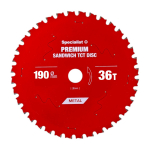 SPECIALIST+ pjovimo diskas Sandwich 190x30x36T