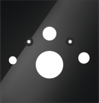 Apatinė stiklinė plok&scaron;tė unitazams TECElux 9650106 , juoda