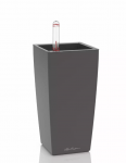 Vazonas su savaiminio drėkinimo sistema LECHUZA MINI CUBI, 18111, pilka matinė