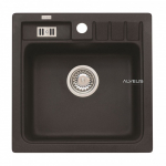 Akmens masės plautuvė ALVEUS Niagara 20 91, juoda