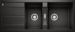 Virtuvinė dviguba plautuvė Blanco METRA 8 S 525934, juoda