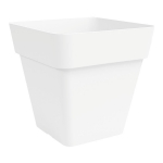 Nicoli 39x39x39cm vazonas Ark&egrave; Quadro 40, baltos spalvos