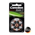 Elementai, A312/DA312/ZL312, 1,4V, CAMELION, 6 vnt.