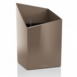 Vazonas su savaiminio drėkinimo sistema LECHUZA Cursivo Premium 30 taupe, 16604