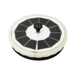 Fontano siurblys su saulės baterija, 200 mm, LED