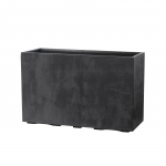 Vazonas &bdquo;Antracitas&ldquo; su vandens rezervuaru ir ratukais, 62 cm