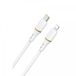 USB kabelis Dudao L25X USB-C to Lightning 30W 1.0m baltas