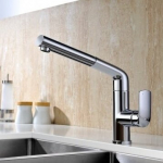 Plautuvės mai&scaron;ytuvas su i&scaron;traukiama žarna Blue Water Stil, chromo 5901730613063