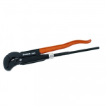 Reguliuojamas vamzdinis raktas. Bendras ilgis 230mm. Max 1/2" vamzdžiui Ypač atsparus dėvėjimuisi dėl indukcinio dantų grūdinimo, neslystantys dantys