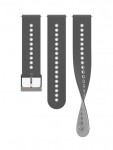 Laikrodžio apyrankė SUUNTO 22MM URBAN 4 SILICONE STRAP ROCK GRAY, S+M, SS050699000