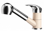 Virtuvinis mai&scaron;ytuvas su i&scaron;traukiama žarna KERNAU KWT 04 PO SAND / CHROME