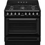 Dujinė viryklė su elektrine orkaitė Smeg TR90GMBL