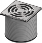 Rėmelis su grotelėmis Tece TECEdrainpoint S 100 mm, 3660002