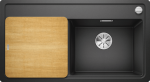 Virtuvinė plautuvė Blanco ZENAR 5 S-F 526048, juoda (su medine lentele)
