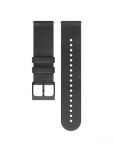 Laikrodžio apyrankė SUUNTO 22MM URBAN 6 LEATHER STRAP ALL BLACK, M, SS050693000