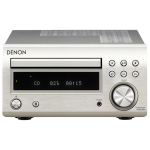 Muzikinis centras su CD grotuvu Denon RCD-M41, sidabrinis