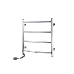 Elektrinis rank&scaron;luosčių džiovintuvas Kosser Duga 500x500/4 EL reg. chromas (laidas kairėje)