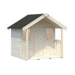 Medinis vaikų žaidimų namelis "Gudrutis"