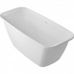 Akmens masės vonia Blu ARIES su persipylimu (Evermite technologija)