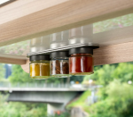 Magnetiniai indeliai Silwy BLACK & CLASSY, FM-125-BCS-SM, 125 ml, su juostele BLACK