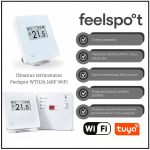 I&scaron;manus programuojamas termostatas Feelspot WTH26.16RF WiFi, Tuya