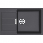 Plautuvė Franke S2D 611-78XL, juoda, 143.0590.228