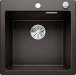 Plautuvė Blanco PLEON 5 525952, juoda (su ekscentriniu ventiliu)