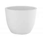 Nicoli &Oslash;38x30cm vazonas su i&scaron;imamu konteineriu Conca Style 38, baltos spalvos