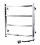 Elektrinis rank&scaron;luosčių džiovintuvas Kosser Duga 500x500/4 ER reg. chromas (laidas de&scaron;inėje)