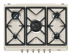 Įmontuojama dujinė kaitlentė SMEG SRV876AVOGH2