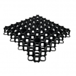 Žolės - vejos korys Stella Green 3.9 cm x 50 cm x 50 cm, juodas