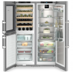 Side by side &scaron;aldytuvas Liebherr XRCst 5295 Peak BioFresh NoFrost (SWNstd 529i +SRBstc 529i)