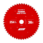 SPECIALIST+ pjovimo diskas Wood 254x36Tx30mm