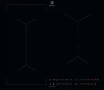 Įmontuojama indukcinė kaitlentė Electrolux 600 serija, Bridge, Hob2Hood, KIV634I