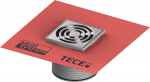 Rėmelis Tece TECEdrainpoint S 100 mm 3660020 su dekoratyvinėmis grotelėmis ir tarpine