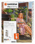 Laistymo rinkinys: kampiniam baziniui rinkiniui naudojant vandens čiaupą Gardena NatureUp 13157-20, 967693401