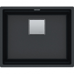 Įmontuojama po stalvir&scaron;iu plautuvė Franke Kubus 2 KNG 110-52, 125.0512.504, onikso (juoda)