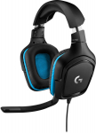 Žaidimų ausinės Logitech G432, juodos