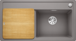 Virtuvinė plautuvė Blanco ZENAR 5 S-F 523868, aliuminio metalinė (su medine lentele)