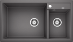 Virtuvinė dviguba plautuvė Blanco METRA 9 518886, akmens pilka