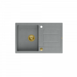 Plautuvė Quadron MORGAN 111, HB8203U5-G1_P2O, sidabrinis akmuo