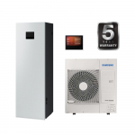 SAMSUNG oras&ndash;vanduo 9.0/8.7 kW SPLIT NORDIC &scaron;ilumos siurblys su 200 l talpa, WIFI