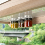 Magnetiniai indeliai Silwy WHITE & CLASSY, FM-125-WCS-SM, 125 ml, su juostele WHITE