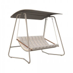 Pakabinamas supamasis krėslas su stogeliu "Magdalena", smėlio