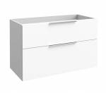 Spintelė po praustuvu Kame BIG, BU/10-3DR/WS-BIG, 100 cm, Matinė balta