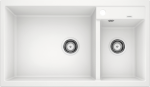 Virtuvinė dviguba plautuvė Blanco METRA 9 513269, balta